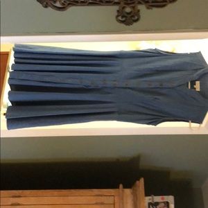 Crescent chambray dress